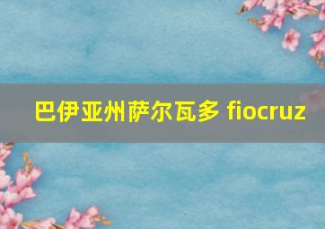 巴伊亚州萨尔瓦多 fiocruz